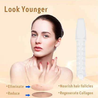 Quiet&Far High Frequency Facial Machine – Skin Tightening & Wrinkle Reducing Wand with 4 Glass Tubes Avelisse