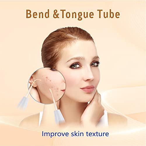 Quiet&Far High Frequency Facial Machine – Skin Tightening & Wrinkle Reducing Wand with 4 Glass Tubes Avelisse