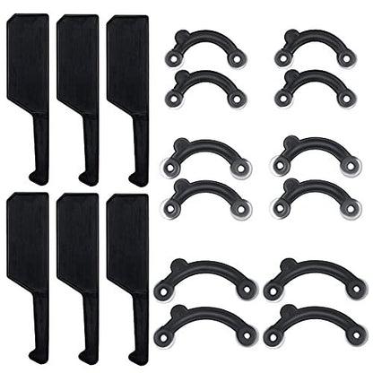 Spnico 6 Pairs Nose Up Lifting Shaping Clip Beauty Tool - Invisible Nose Shaper Inserts for Women Men, Black