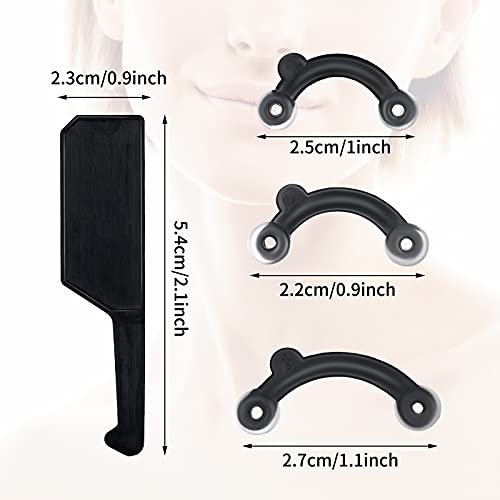 Spnico 6 Pairs Nose Up Lifting Shaping Clip Beauty Tool - Invisible Nose Shaper Inserts for Women Men, Black - görsel 4