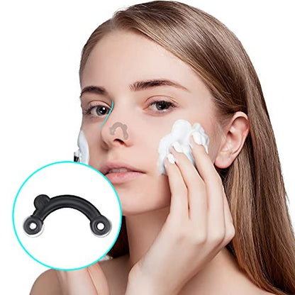 Spnico 6 Pairs Nose Up Lifting Shaping Clip Beauty Tool - Invisible Nose Shaper Inserts for Women Men, Black