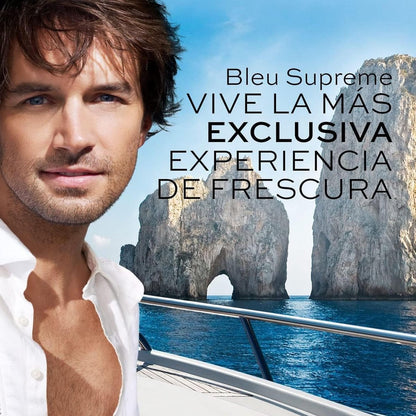 L'Bel Bleu Supreme Eau de Parfum for Men - Long Lasting 90 ml (3 Fl Oz)