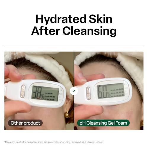 Dr.G pH Cleansing Gel Foam - Gentle Face Cleanser for All Skin Types, pH-Balanced, Hydrating, Deep Pore Cleansing, Korean Skincare, 6.76 fl oz Avelisse