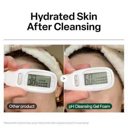 Dr.G pH Cleansing Gel Foam - Gentle Face Cleanser for All Skin Types, pH-Balanced, Hydrating, Deep Pore Cleansing, Korean Skincare, 6.76 fl oz Avelisse
