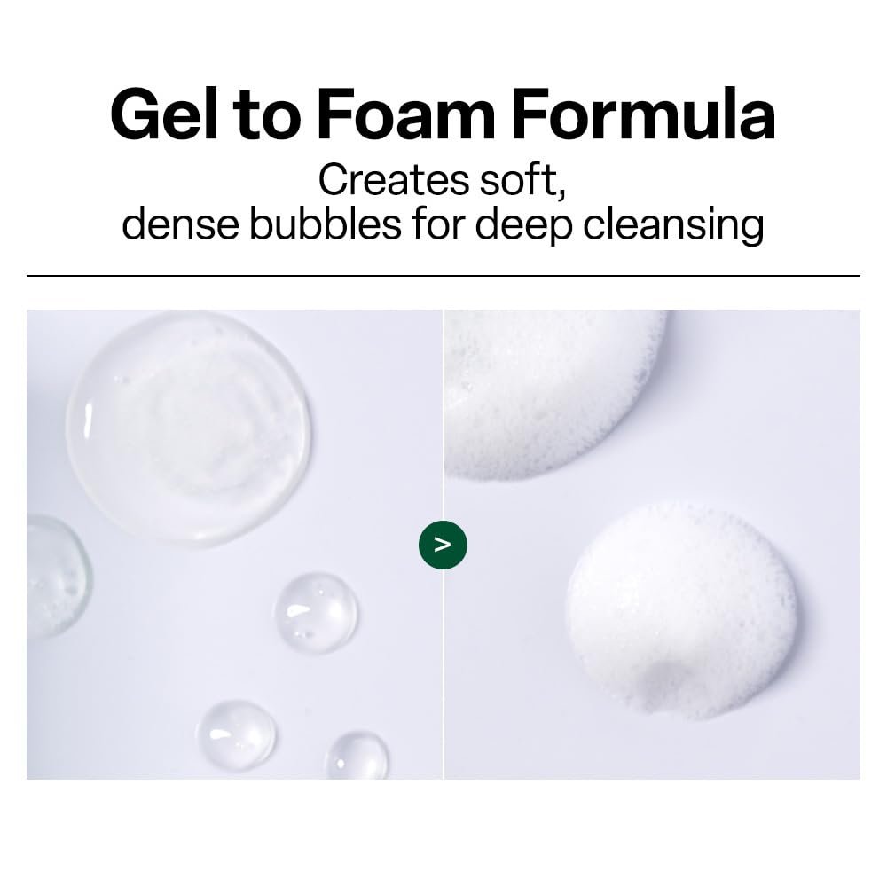 Dr.G pH Cleansing Gel Foam - Gentle Face Cleanser for All Skin Types, pH-Balanced, Hydrating, Deep Pore Cleansing, Korean Skincare, 6.76 fl oz Avelisse