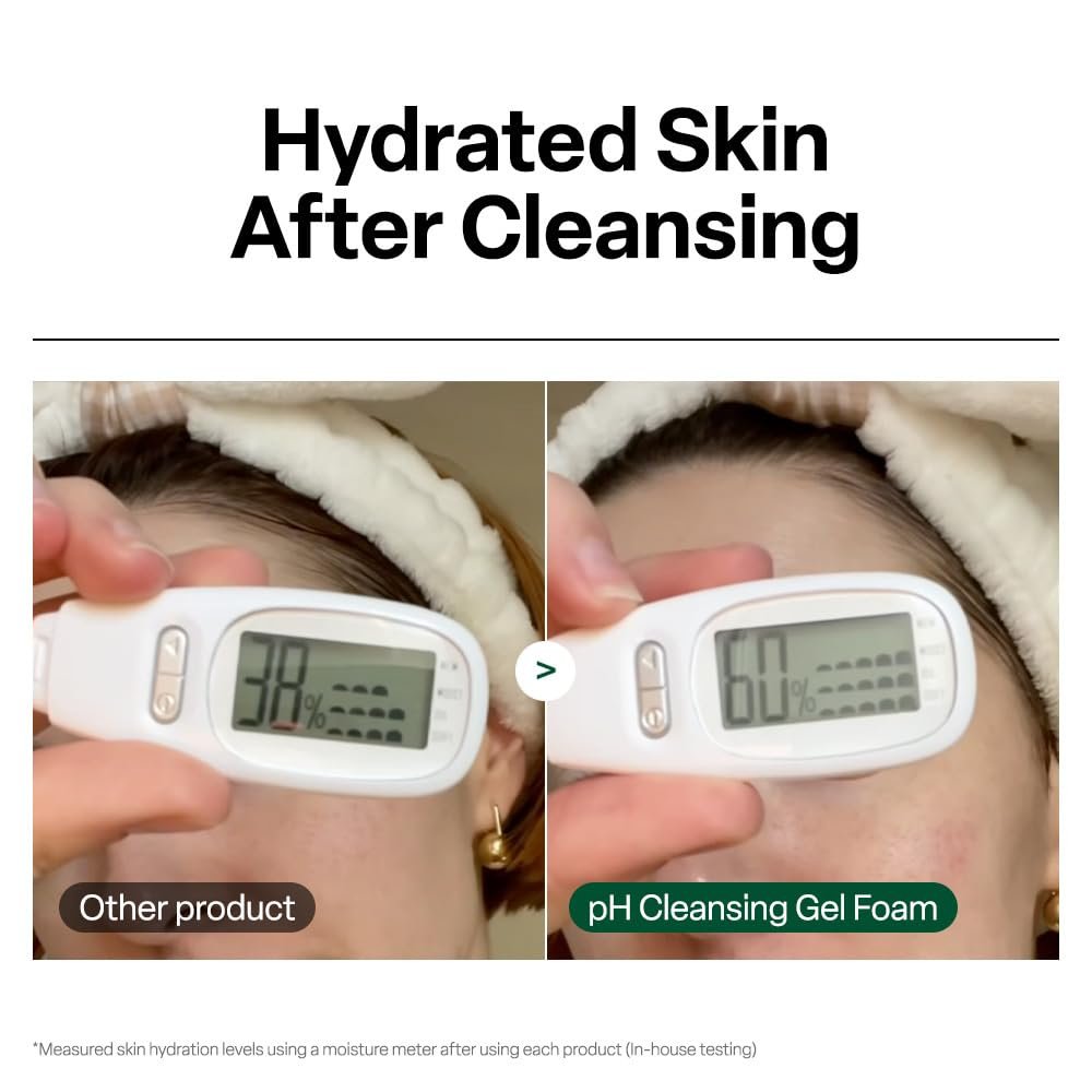 Dr.G pH Cleansing Gel Foam - Gentle Face Cleanser for All Skin Types, pH-Balanced, Hydrating, Deep Pore Cleansing, Korean Skincare, 6.76 fl oz Avelisse