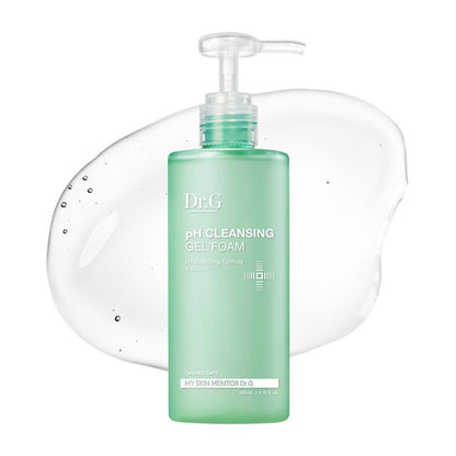 Dr.G pH Cleansing Gel Foam - Gentle Face Cleanser for All Skin Types, pH-Balanced, Hydrating, Deep Pore Cleansing, Korean Skincare, 6.76 fl oz Avelisse