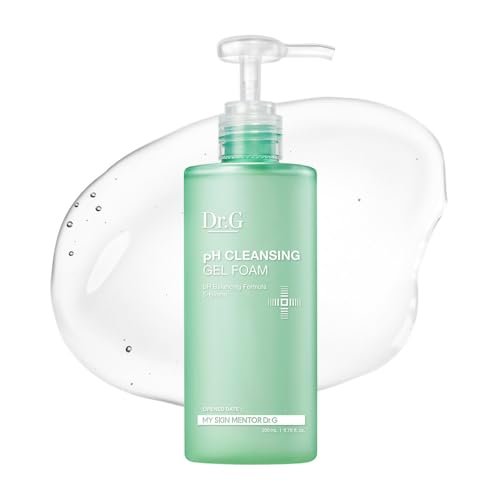Dr.G pH Cleansing Gel Foam - Gentle Face Cleanser for All Skin Types, pH-Balanced, Hydrating, Deep Pore Cleansing, Korean Skincare, 6.76 fl oz Avelisse