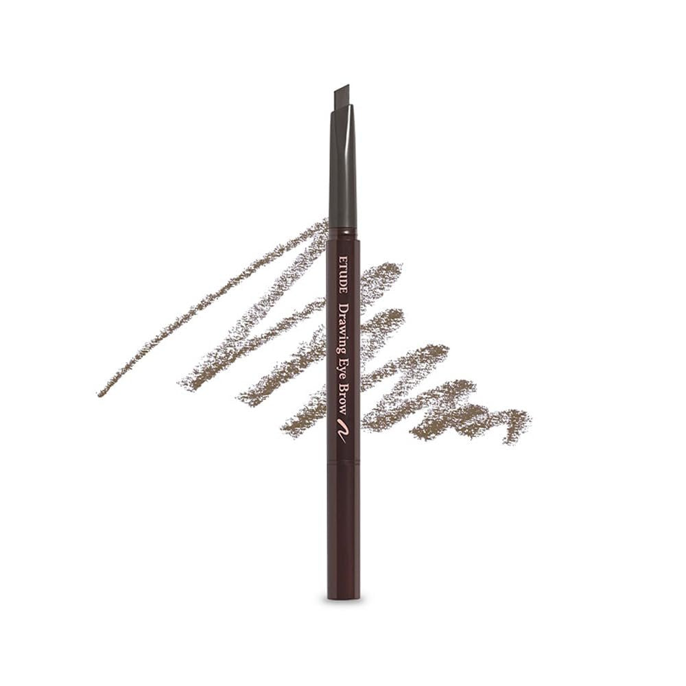 ETUDE Drawing Eye Brow #2 Grey Brown - Long Lasting Natural Eyebrow Pencil for Daily Look - görsel 1