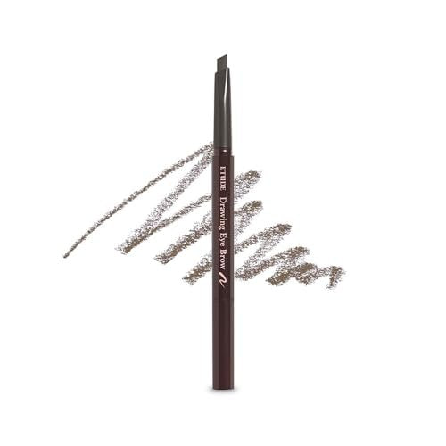 ETUDE Drawing Eye Brow #2 Grey Brown - Long Lasting Natural Eyebrow Pencil for Daily Look - görsel 2