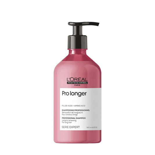 L'Oréal Professionnel Paris Pro Longer Thickening Shampoo - Reduces Breakage & Appearance of Split Ends for Thin & Fine Hair, Adds Volume & Shine, 16.9 Fl Oz