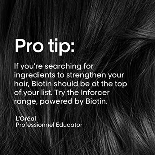 L'Oréal Professionnel Paris Inforcer Strengthening Shampoo with Biotin – Prevents Breakage & Adds Softness for Weak, Fragile & Damaged Hair, 16.9 Fl Oz Avelisse