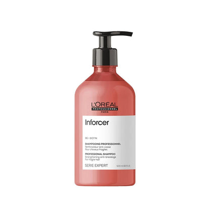L'Oréal Professionnel Paris Inforcer Strengthening Shampoo with Biotin – Prevents Breakage & Adds Softness for Weak, Fragile & Damaged Hair, 16.9 Fl Oz Avelisse