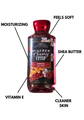 Bath & Body Works Sugared Cherry Crisp Shower Gel - 10 fl oz / 295 mL - görsel 4