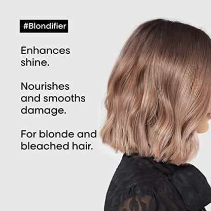 L'Oréal Professionnel Paris Blondifier Clarifying Shampoo - Restores Color-Treated Hair, Enhances Shine & Fights Brass, For Blonde or Bleached Hair