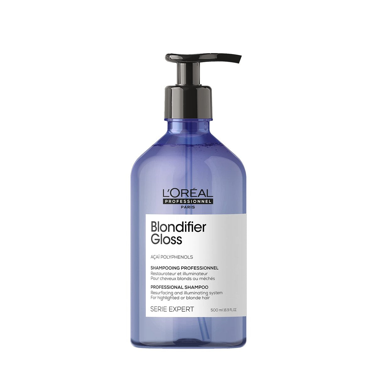 L'Oréal Professionnel Paris Blondifier Clarifying Shampoo - Restores Color-Treated Hair, Enhances Shine & Fights Brass, For Blonde or Bleached Hair - görsel 1