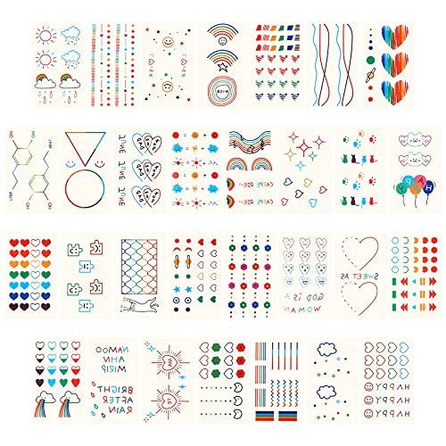 Metker 90 Sheets 1000+ Designs Temporary Tattoos for Kids - Waterproof, Educational & Safe Skin Art for Birthday Party Favors & Group Activities - görsel 6