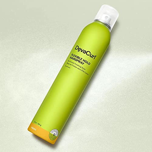DevaCurl Flexible Hold Hairspray Non-Crunch Finishing Styler, Bright Breeze, 10 fl. oz Avelisse