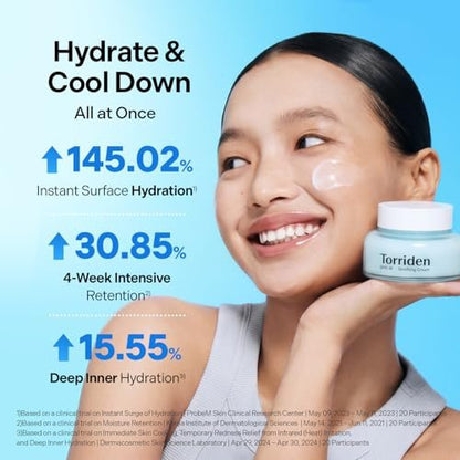 Torriden DIVE IN Hyaluronic Acid Soothing Cream 100ml – Hydrating Face Moisturizer for Sensitive & Dry Skin Avelisse
