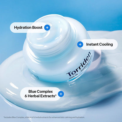 Torriden DIVE IN Hyaluronic Acid Soothing Cream 100ml – Hydrating Face Moisturizer for Sensitive & Dry Skin Avelisse