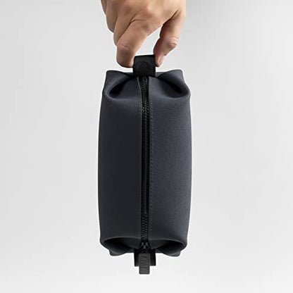 TOOLETRIES The Koby Lite Dopp Kit - Silicone Toiletry Organizer, Charcoal - Travel Toiletry Bag for Men & Women Avelisse