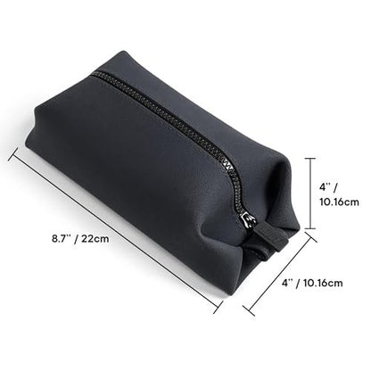 TOOLETRIES The Koby Lite Dopp Kit - Silicone Toiletry Organizer, Charcoal - Travel Toiletry Bag for Men & Women Avelisse