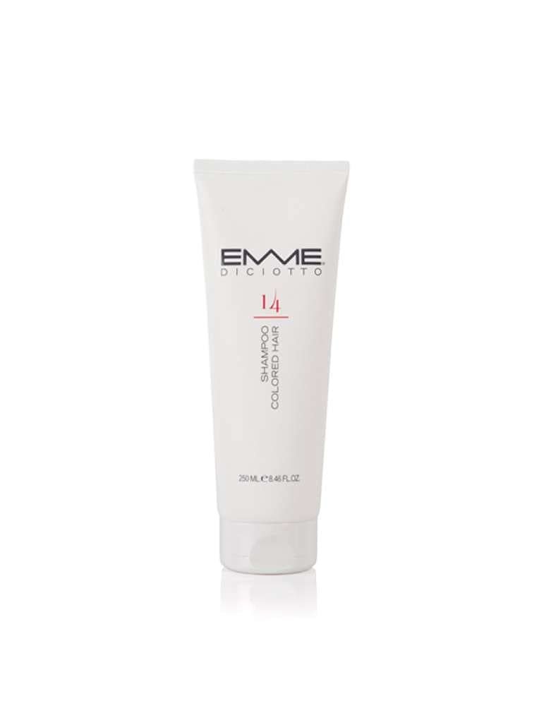 EMME DICIOTTO 14 Shampoo for Colored Hair - 8.45 oz | 250 ml - Sulfate-Free Color Protection - görsel 1