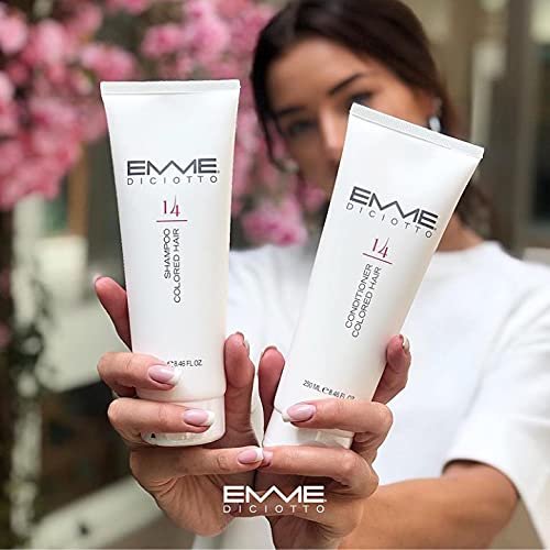 EMME DICIOTTO 14 Shampoo for Colored Hair - 8.45 oz | 250 ml - Sulfate-Free Color Protection - görsel 6