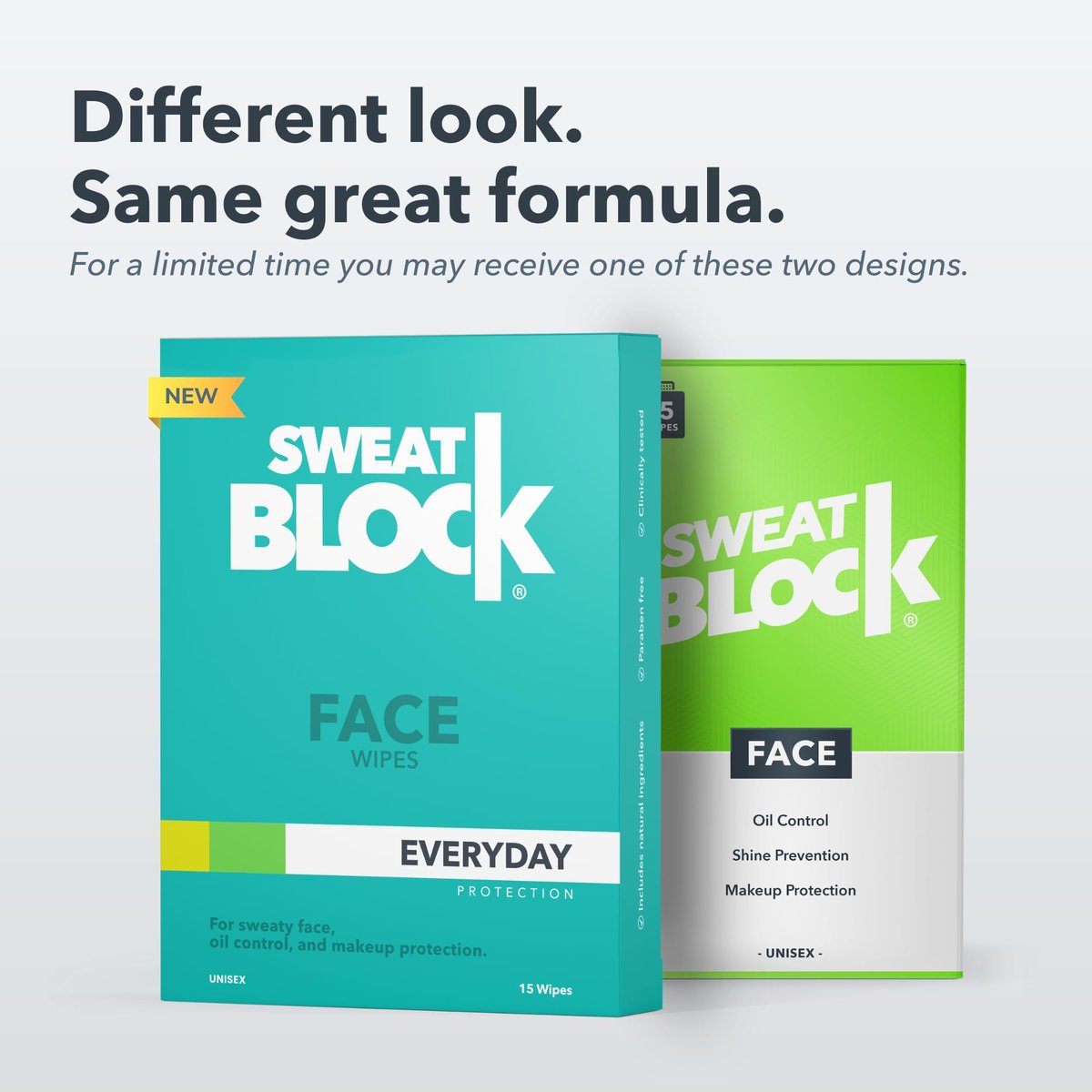 SweatBlock Antiperspirant Face Wipes for Men & Women – 15 Count – Clinically Tested to Control Oily Skin, Reduce Shine & Facial Perspiration with Vitamin E Avelisse