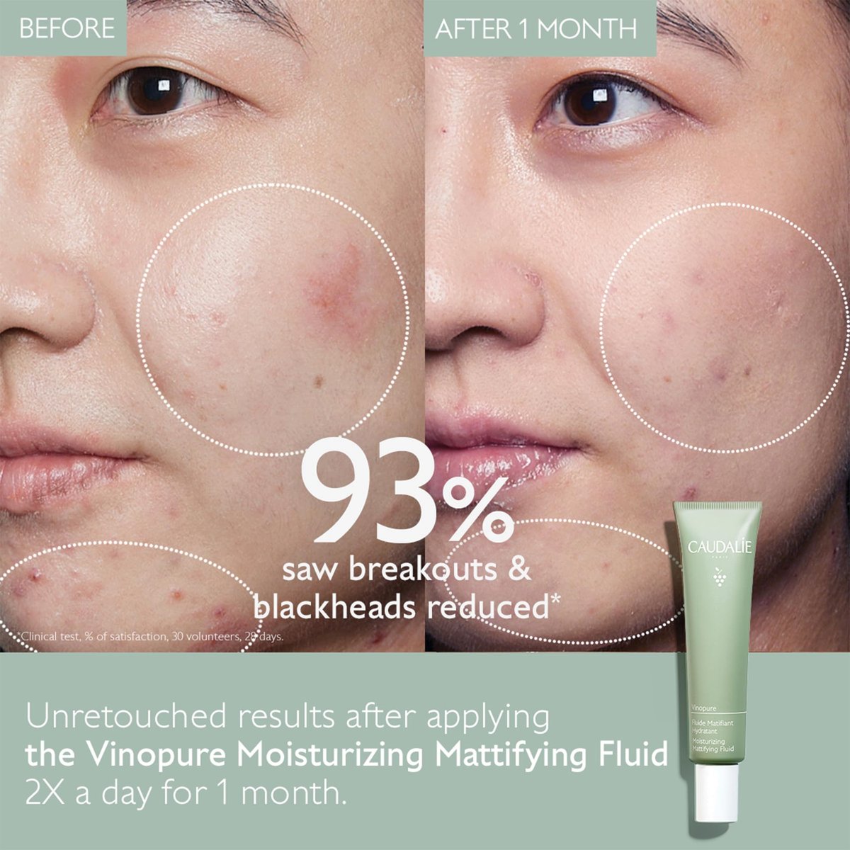 Caudalie Vinopure Oil Control Moisturizer – Hydrating & Mattifying Face Moisturizer, 40 mL Avelisse