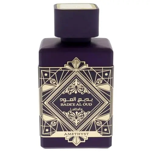Lattafa Bade'e Al Oud Amethyst Eau de Parfum - Floral, Fruity, Amber, Oud - Long-Lasting Unisex Fragrance, 3.4 oz (100 ml) Avelisse