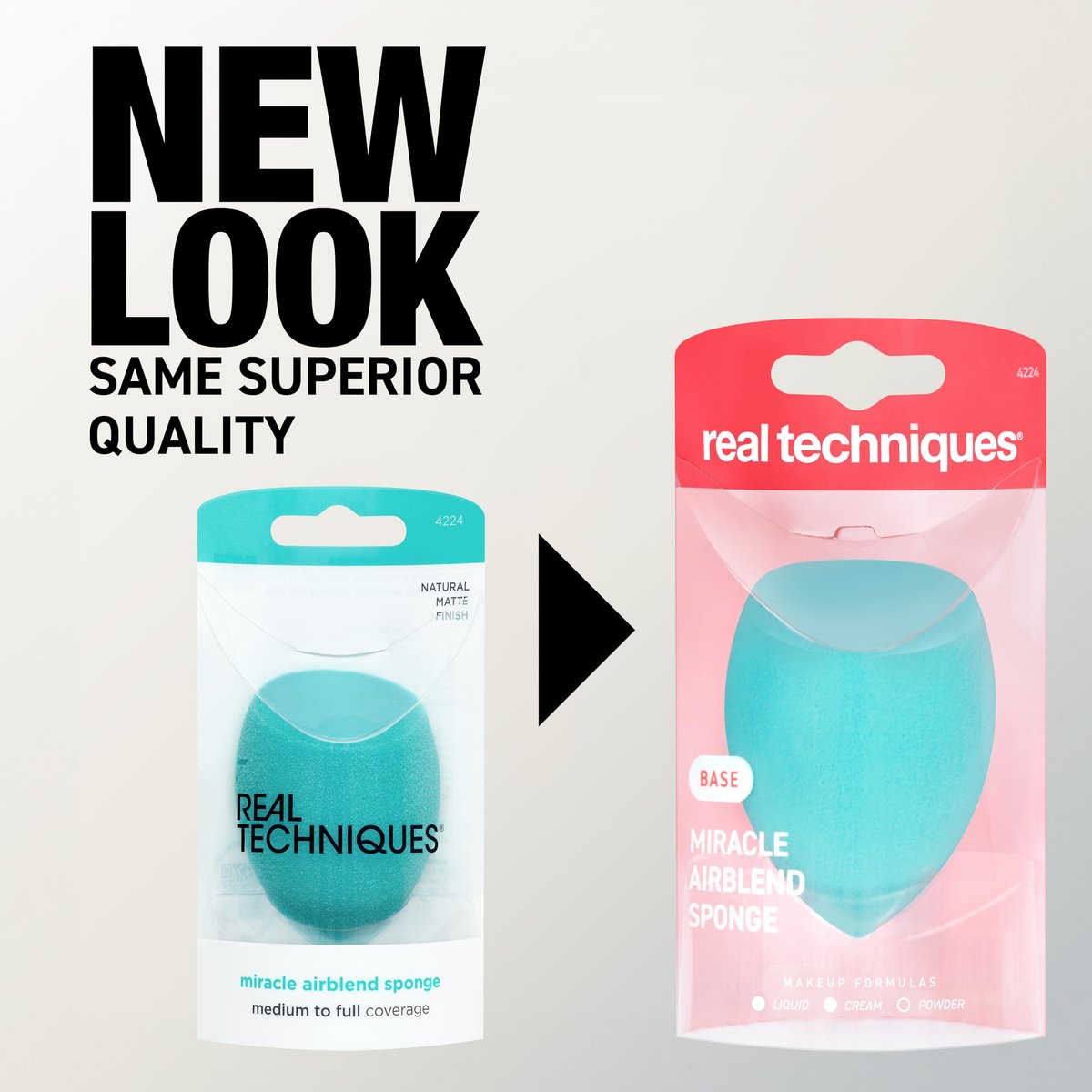 Real Techniques Miracle Airblend Sponge - Latex-Free Makeup Blending Sponge for Liquid, Cream & Powder Products - görsel 9