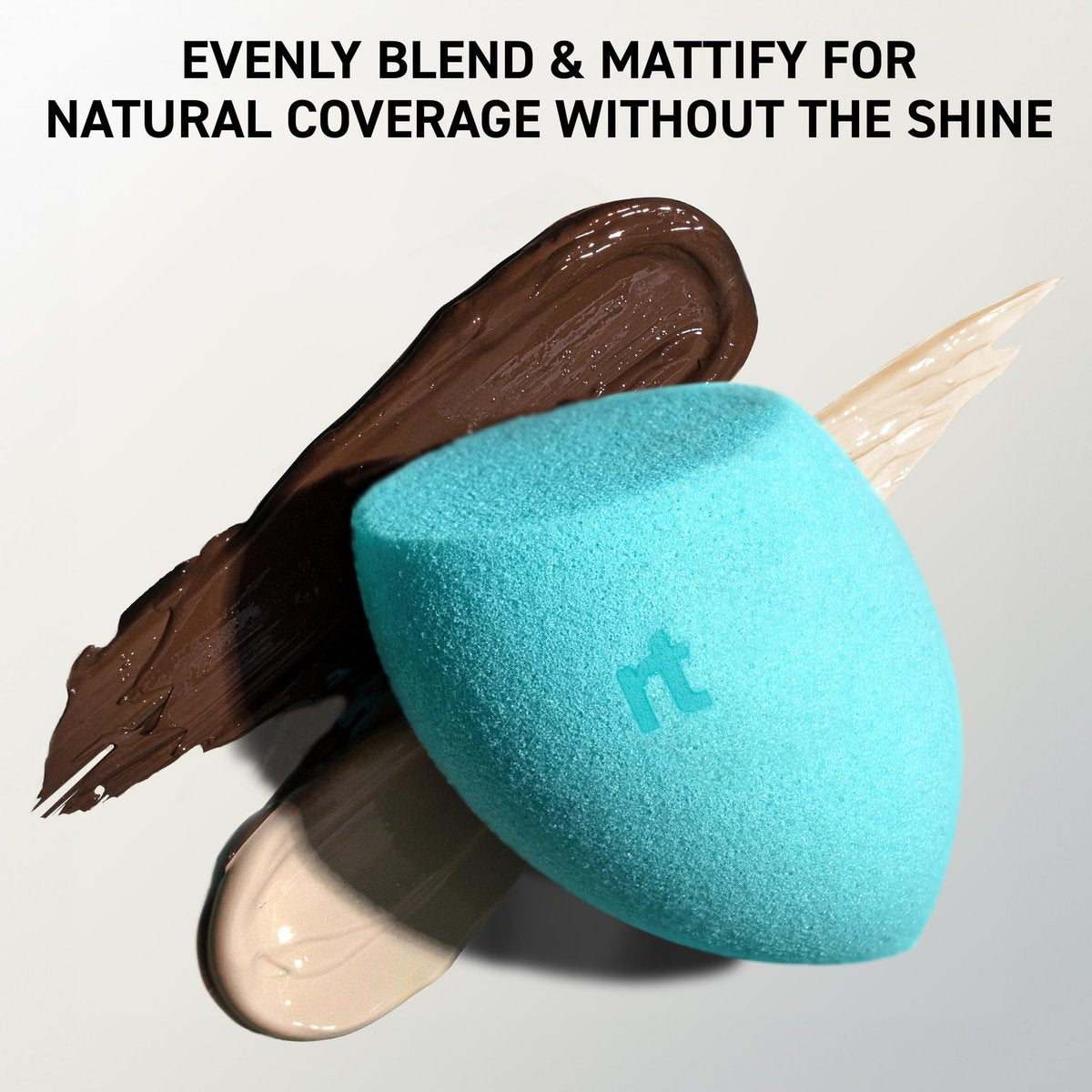 Real Techniques Miracle Airblend Sponge - Latex-Free Makeup Blending Sponge for Liquid, Cream & Powder Products - görsel 5