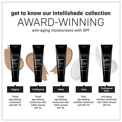 Revision Skincare Intellishade Clear SPF 50 – Anti-Aging Sunscreen & Oil-Free Daily Moisturizer with Peptides & Vitamin C, Invisible Broad-Spectrum SPF 50, 1.7 oz Avelisse