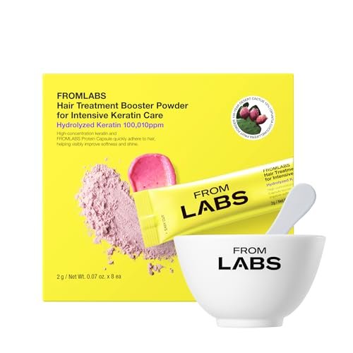 FROMLABS Hair Treatment Booster Powder for Intensive Keratin Care, 2g*8 Single-Use Packets Avelisse