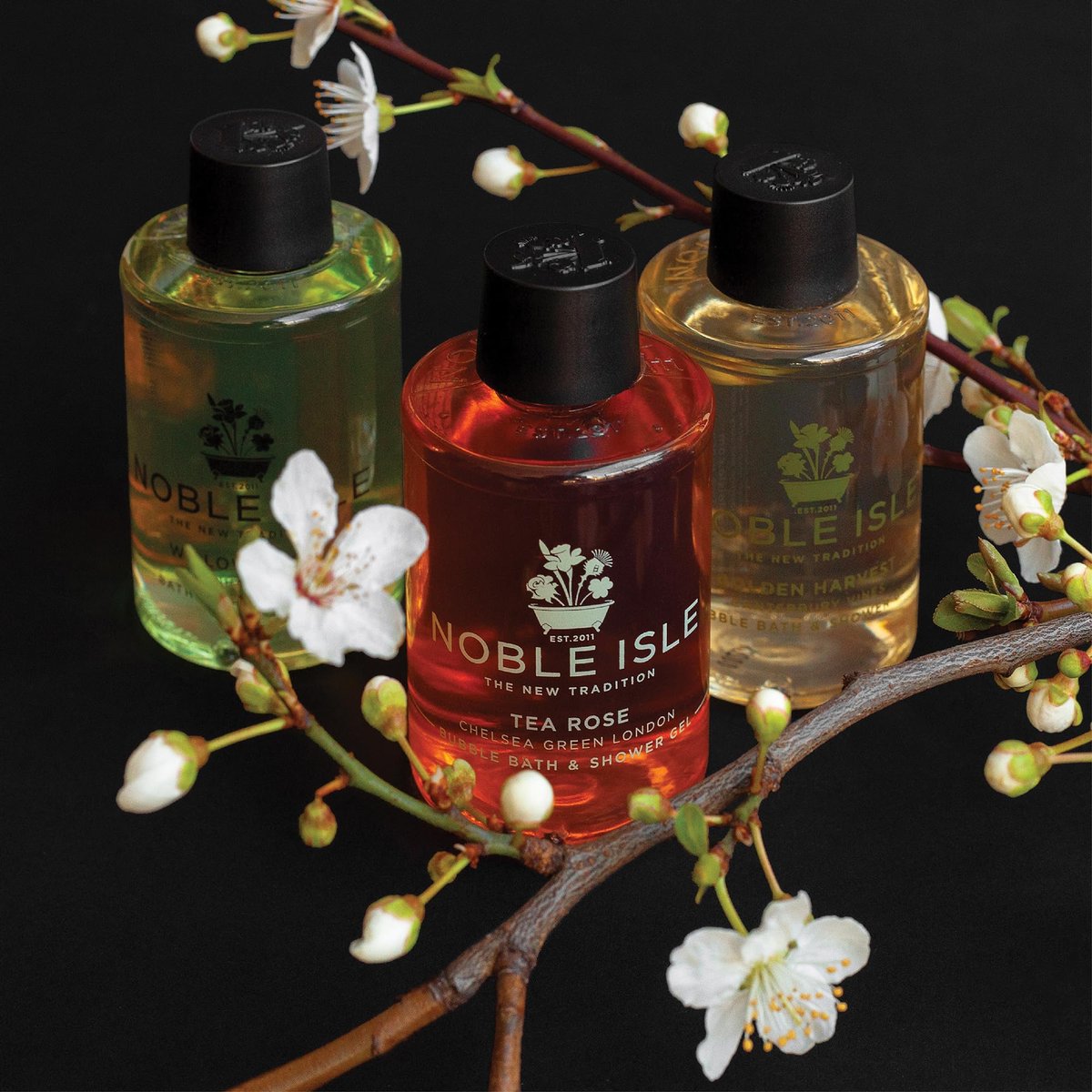 Noble Isle Fresh & Clean Bath & Shower Trio - 3 Count Pack of Luxurious Shower Gels - görsel 15