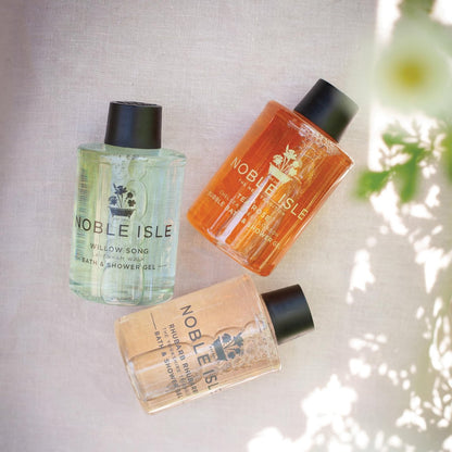 Noble Isle Fresh & Clean Bath & Shower Trio - 3 Count Pack of Luxurious Shower Gels