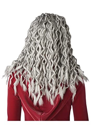 California Costumes Gray Crinkle Dreads Wig - Standard Size - görsel 4