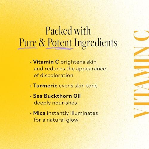 Derma E Vitamin C Glow Face Oil - Brightening & Nourishing Facial Oil with Turmeric, Seabuckthorn & Red Raspberry, 1 Fl Oz - görsel 8