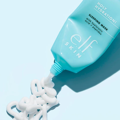 e.l.f. SKIN Holy Hydration! Sleeping Mask - Moisturizing & Plumping Dual-Use Sleep or Rinse-Off Face Mask
