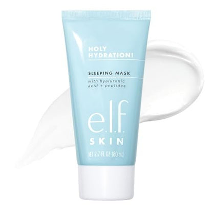 e.l.f. SKIN Holy Hydration! Sleeping Mask - Moisturizing & Plumping Dual-Use Sleep or Rinse-Off Face Mask