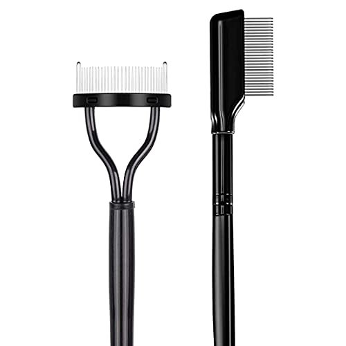 2-Piece Eyelash Separator & Comb Set – Stainless Steel Lash Grooming Tool for Clump-Free Lashes - görsel 2