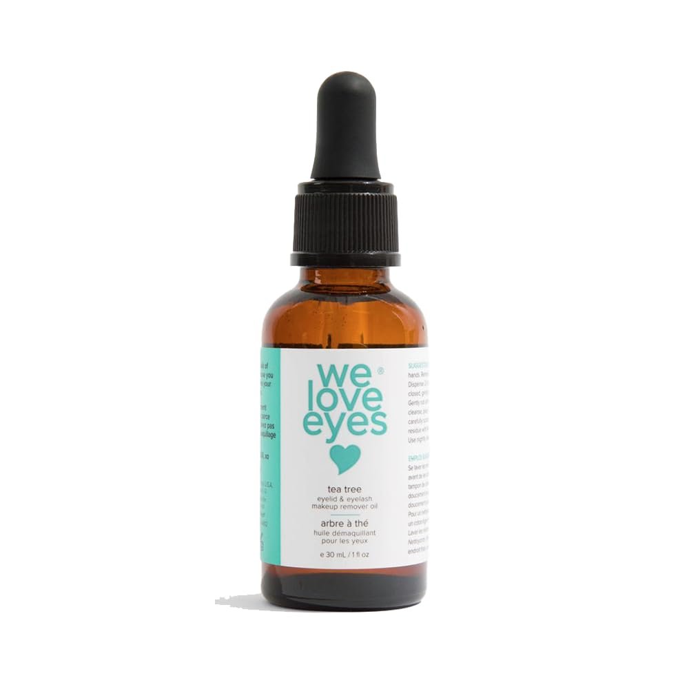 We Love Eyes 100% All Natural Tea Tree Makeup Remover Oil – Effortless Waterproof Makeup Removal, Cruelty-Free & Vegan Avelisse