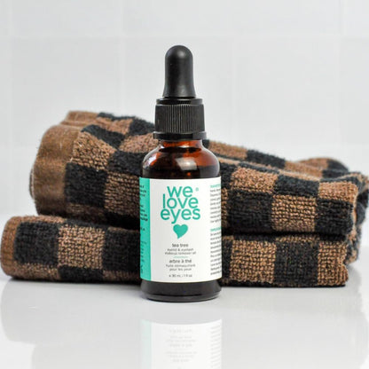 We Love Eyes 100% All Natural Tea Tree Makeup Remover Oil – Effortless Waterproof Makeup Removal, Cruelty-Free & Vegan Avelisse