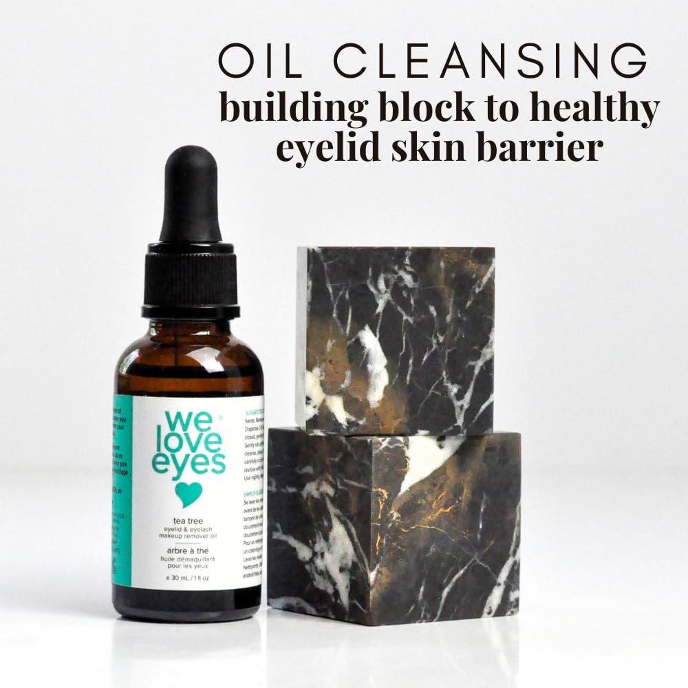 We Love Eyes 100% All Natural Tea Tree Makeup Remover Oil – Effortless Waterproof Makeup Removal, Cruelty-Free & Vegan Avelisse