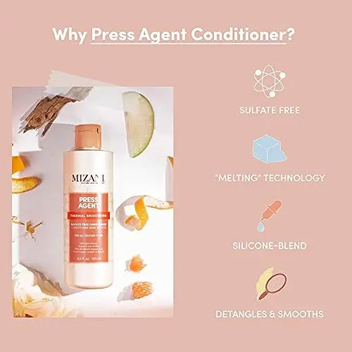 Mizani Press Agent Thermal Smoothing Sulfate-Free Conditioner - 8.5 fl oz Avelisse