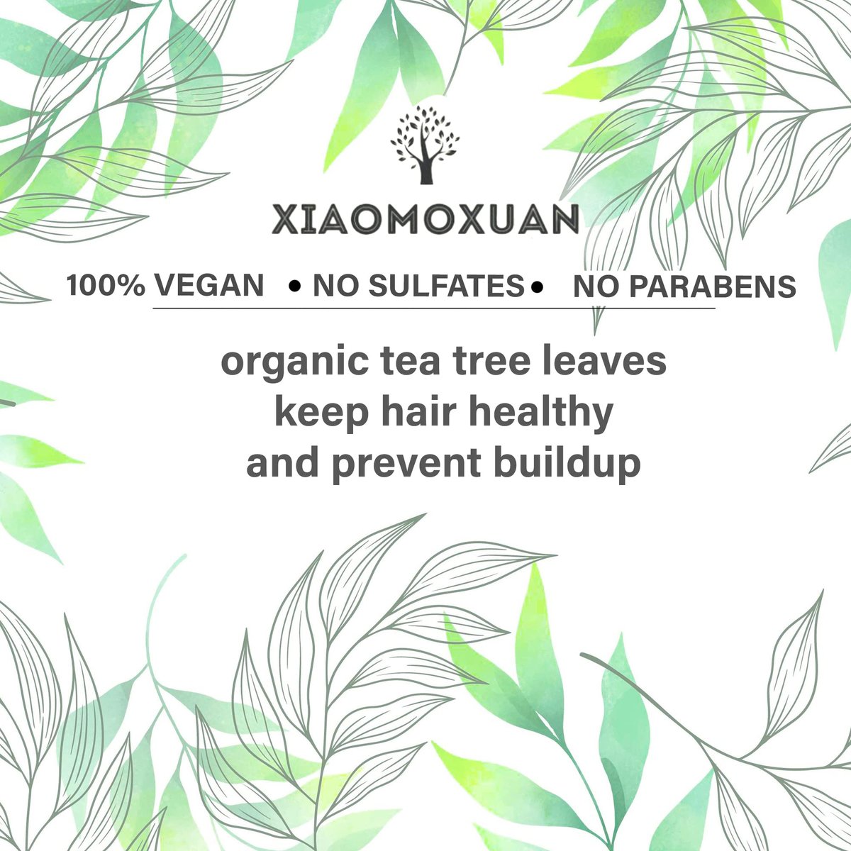Organic Plant-Based Collagen Hair Mask with Tea Tree Oil for Dry Damaged, Frizzy Hair - Split End Repair, Hydrating & Strengthening (18.6 Fl Oz) Avelisse