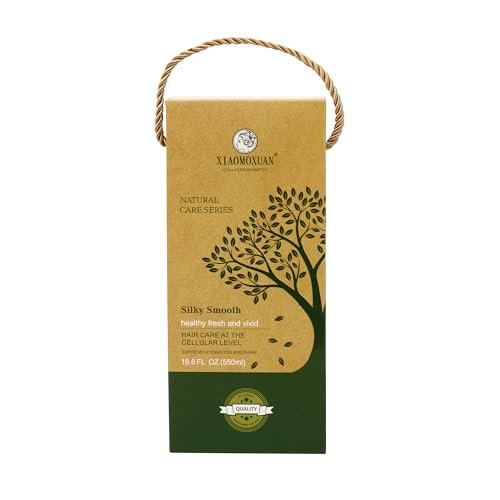 Xiaomoxuan Organic Tea Tree Oil Shampoo - Moisturizing for Dry Hair, Scalp Treatment, Sulfate-Free - Collagen Bond for Oily Scalp and Ends, 18.6 Fl Oz Avelisse