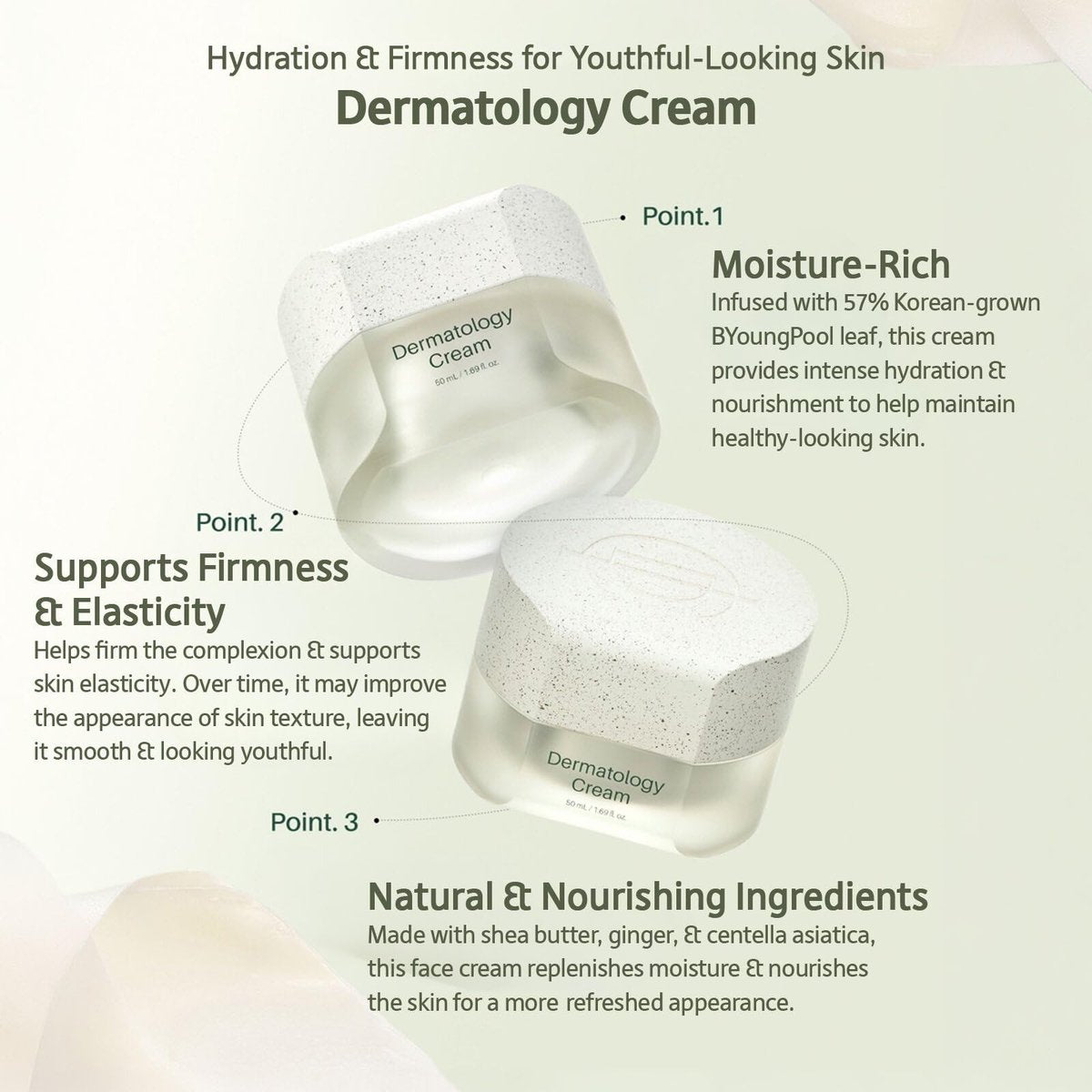 Riman ICD Dermatology Cream - Hydrating Face Moisturizer for Sensitive Skin with Collagen, Vitamin C, Hyaluronic Acid & Peptides - Fragrance-Free, 1.67 Fl Oz Avelisse
