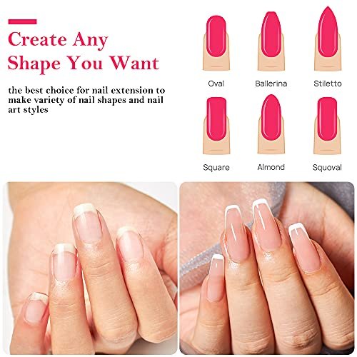 Fiberglass Nail Extension Gel Kit – Builder Gel with Silk Fiberglass for Nail Art Avelisse